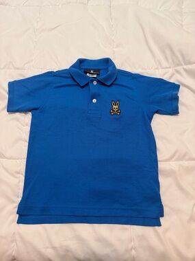 Psycho Bunny Royal Blue Polo with Bunny Patch